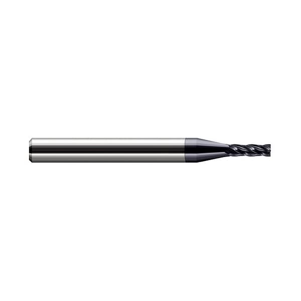 Harvey Tool 0.2031 in. 13/64 Cutter dia. x 0.6250 in. 5/8  Carbide Square End Mill, 3 Flutes, AlTiN Coated - 836413-C3