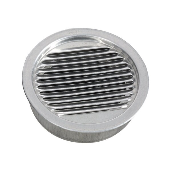 Air Vent Air Vent 4 in. W X 4 in. L Mill Silver Aluminum Mini Louver - 50003