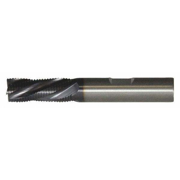 Cleveland 4-Flute Carbide HP Square Single Roughing End Mill CTD CEM-RS-TA TiAlN 3/4x3/4x1-1/2x4 - C80157