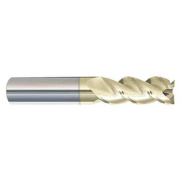 Zoro Select Cor. Rad. End Mill, 1/64" CR, Carbide - 283-125250D