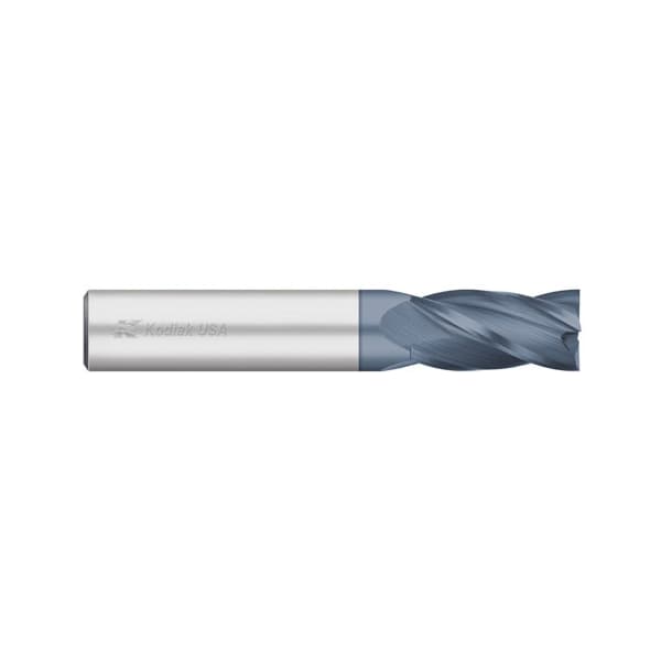 Kodiak Cutting Tools 13/64 Carbide Endmill 4 Flute Single End ALTIN Coated - 5466461