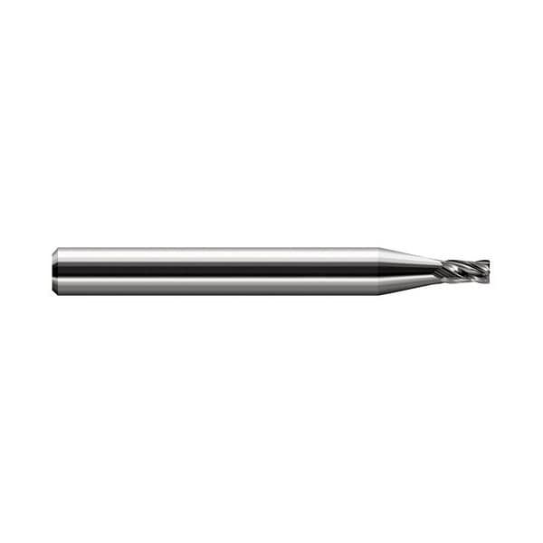 Harvey Tool 1/4 in. Cutter dia. x 0.0400 in. Radius x 3/8 in.  Carbide Corner Radius End Mill, 2 Flutes - 810840
