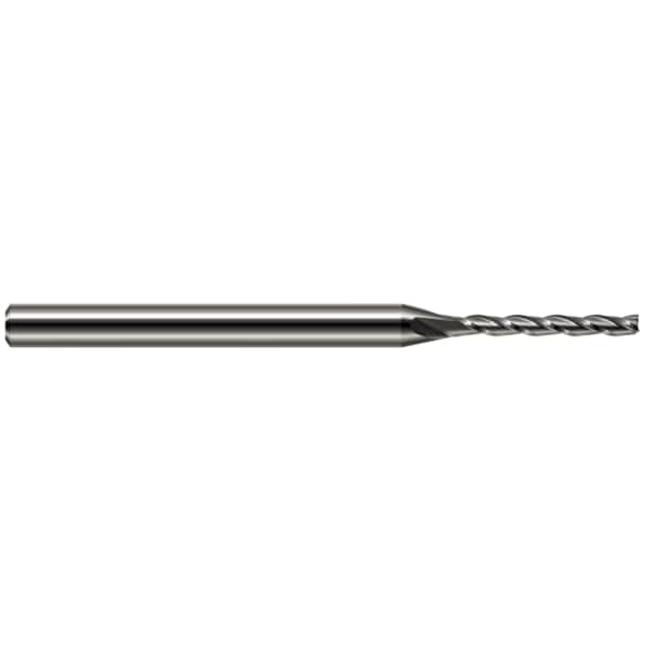 Harvey Tool Miniature End Mill - Square - Long Flute, 0.0590", Number of Flutes: 3 - 12759