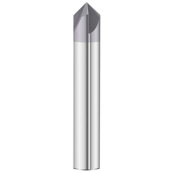 Fullerton Tool 60°, 90°, 120° End Style - 3730 Chamfer Mill GP End Mills, TIALN, Straight, Chamfer, Standard, 3/8 - 36090