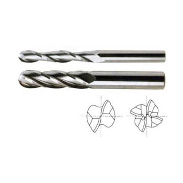Yg-1 Tool 4 Flute Long Length Ball Nose Tialn-Extreme Coated Carbide - 51593TE