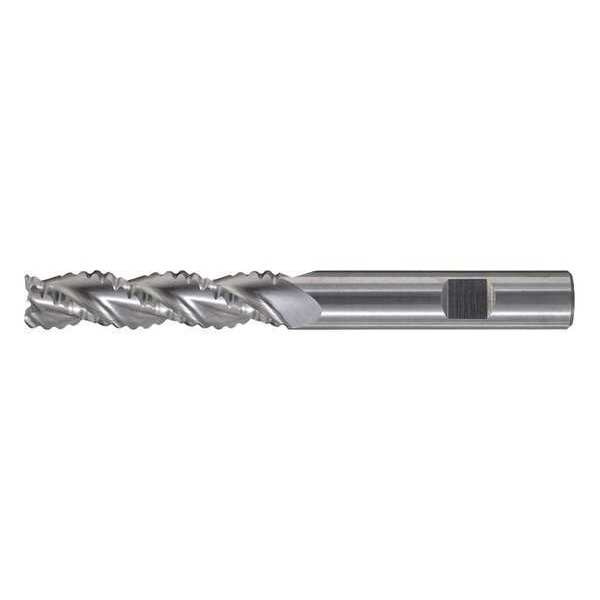 Cleveland 3-Flute Carbide HP Square Single Roughing End Mill CTD CEM-RA-TC TiCN 1/2x1/2x1x3 - C70460