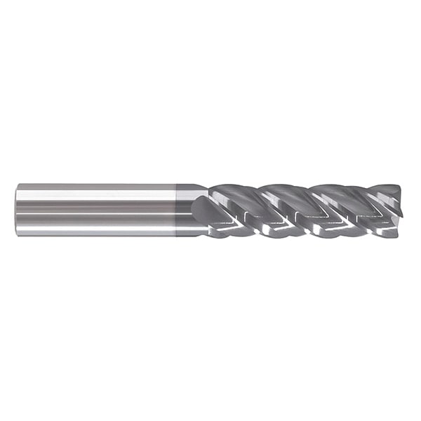 Zoro Select Cor Rad End Mill, 1/2", Carb, 0" rad - 284-000716