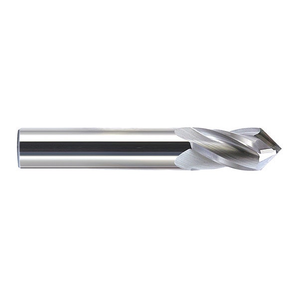 Melin Tool Co Drill Mill, Carbide, 90 deg., 3/32 x 3/8, Number of Flutes: 4 - CCMG-403-DP-ALTIN