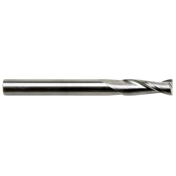 Gs Tooling 1" Dia x 1" Shank 0.090" Radius 2-Flute Regular Length Corner Radius Blue Series Carbide End Mills - 101172