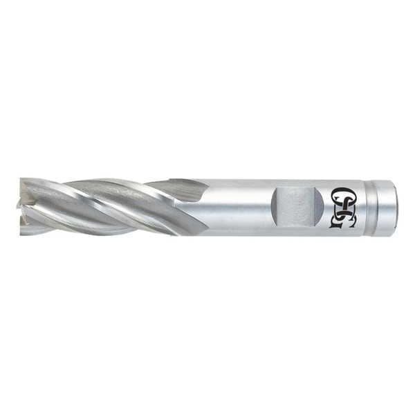 Osg HSS End Mill, 4.0mm7/16in.Cut L - 5810200