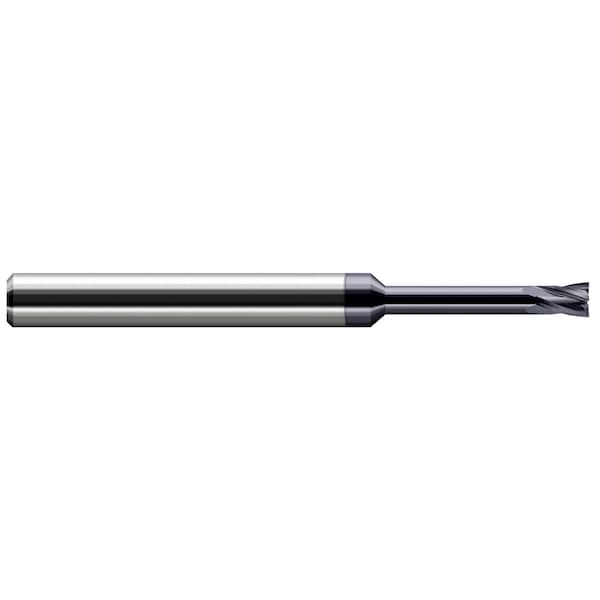 Harvey Tool 4 FL - 0.1250'', 1/8 Cutter DIA x 0.1870'', 3/16 LOC x 0.6250'', 5/8 Reach - 716208