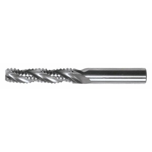 Cleveland 3-Flute Cobalt 8% Square Extra Coarse Roughing End Mill SE CC CTD RG9 Bright 3/4x3/4x3x5-1/4 - C30722