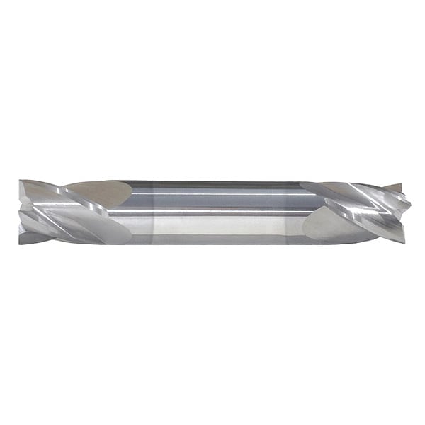 Zoro Select Sq. End Mill, Double End, Carb, 1/2 - 236-001122