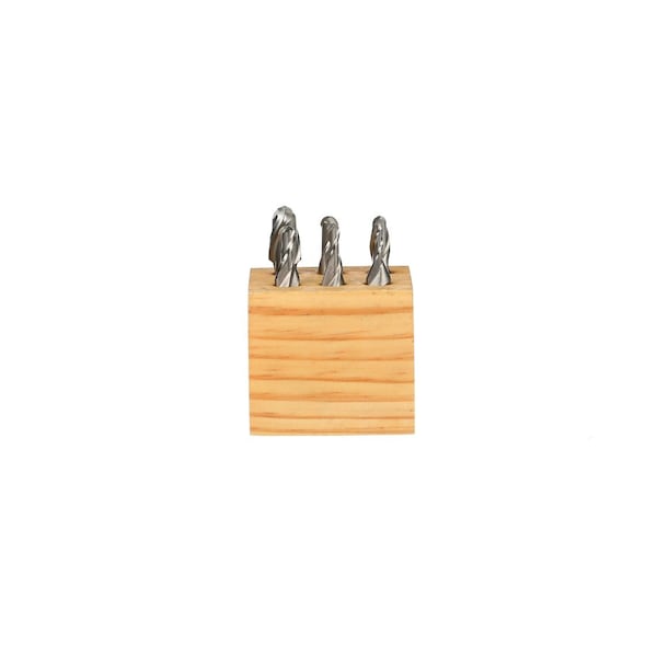 Hhip 1/8-1/2" 6 Piece 2-Flute M2 Ball Nose End Mill Set - 8001-0006