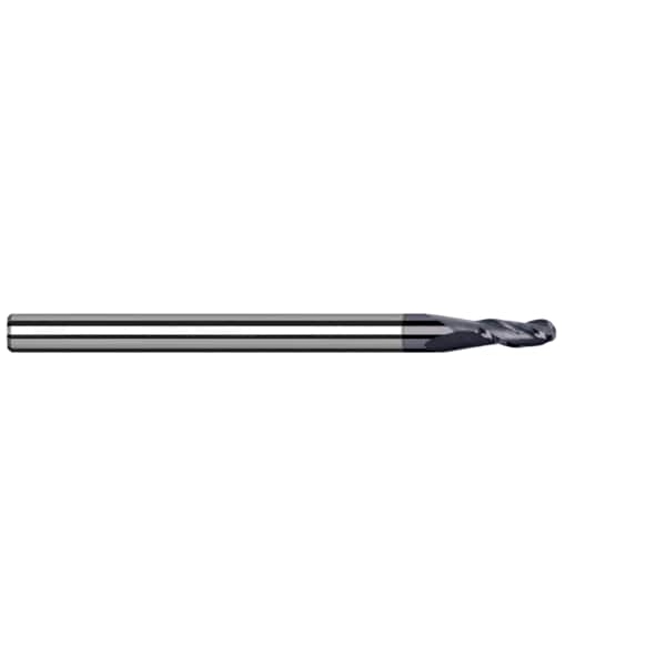 Harvey Tool End Mill for Medium Alloy Steels - Ball, 3.000 mm, Finish - Machining: AlTiN - 929257-C3