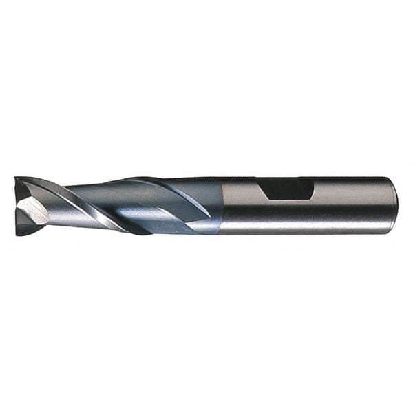 Cleveland 2-Flute PM+ HSS-E Square CC Single Finishing End Mill Cleveland PM-2-TC TiCN 7/8x7/8x1-7/8x4-1/8 - C40837