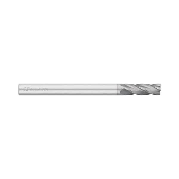 Kodiak Cutting Tools 1/8 Carbide Endmill 4 Flute Single End Extra Long TICN Coated - 5465867