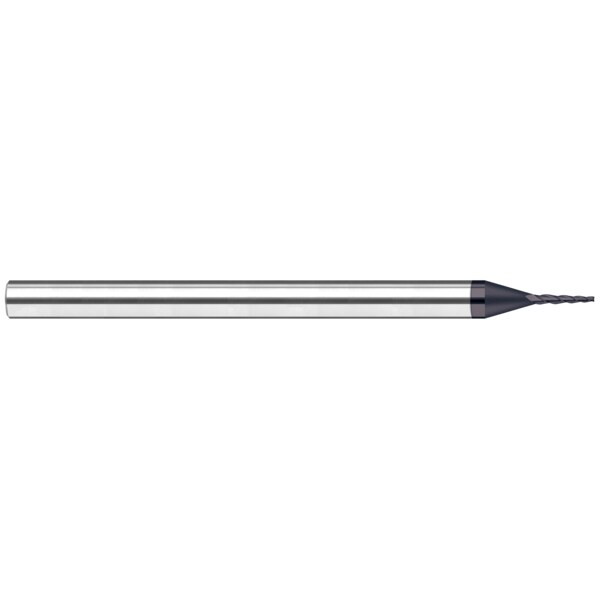 Harvey Tool Miniature End Mill - Tapered - Square, 0.0750", Shank Dia.: 3/16" - 989675-C6