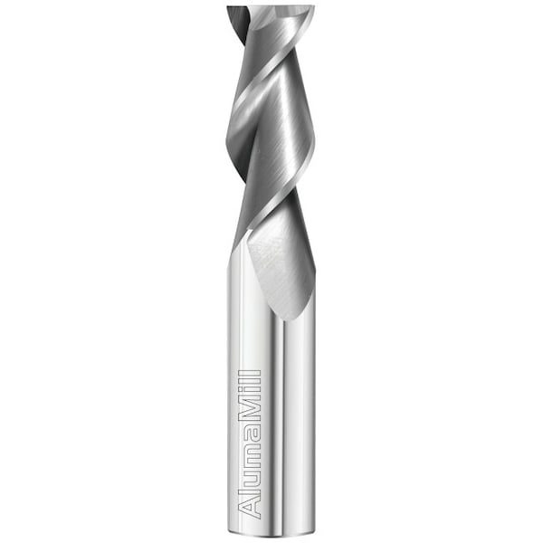 Fullerton Tool 2-Flute - 45° Helix - 3825 AlumaMill HP End Mills, RH Spiral, Square, Standard, 1/2 - 38200