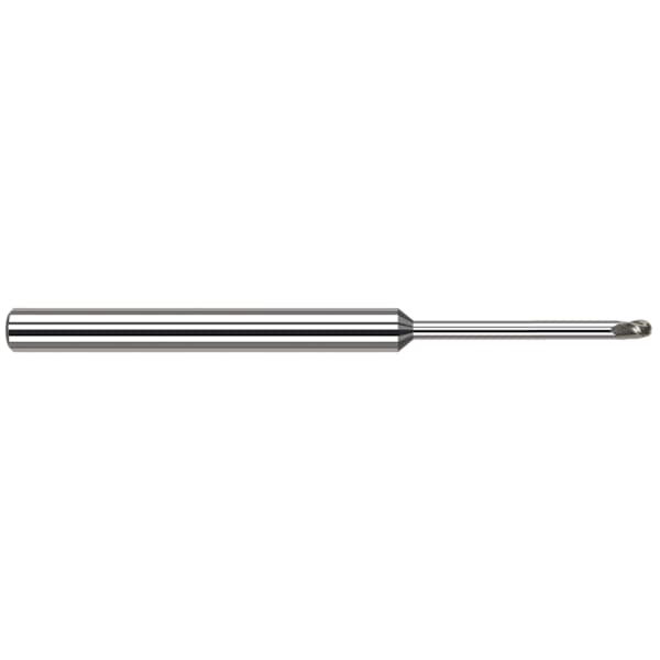 Harvey Tool End Mill for Aluminum Alloys - Ball, 0.1250" (1/8) - 879508
