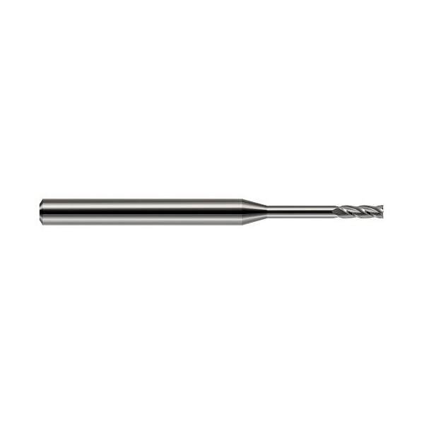 Harvey Tool 0.0620in 1/16 Cutter DIA x 0.1860in L of Cut x 0.5620in 9/16 Reach Carbide Square End Mill, 4 Fl - 758162