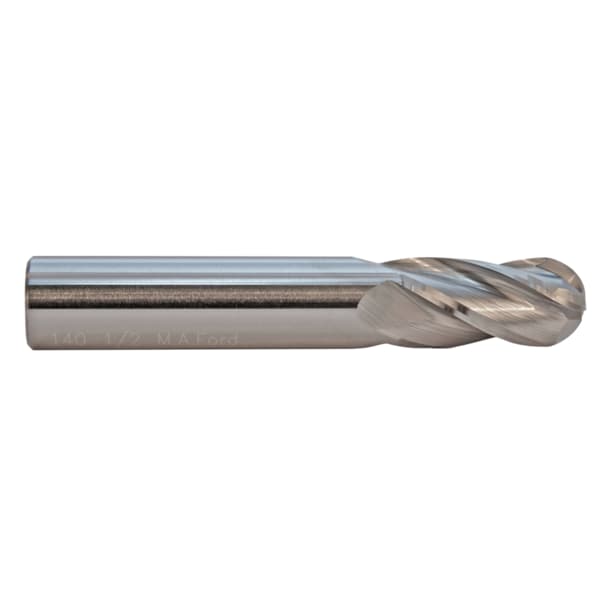 M.A. Ford Tuffcut Gp 4 Flute Ball Nose End Mill, 3.0Mm - 14011810