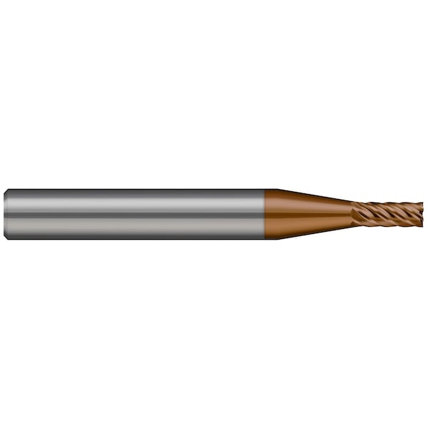 Harvey Tool 6 FL - 0.2500'', 1/4 Cutter DIA x 1.2500'', 1-1/4 LOC - Ti-Nano Coated - 710416-C10