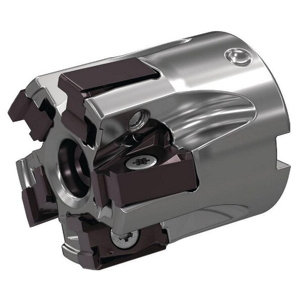 Widia Indexable Face Mill, VSM490-15 Series, 1.5000" Max Cut Dia, High Speed Steel, 0.5910 in Depth of Cut - VSM490D150Z05S050XN15