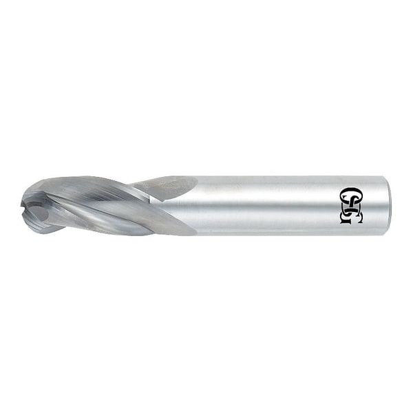 Osg End Mill, Ball, 1/16in D, 1-1/2in OAL, 3FL - 403-0625-BN11