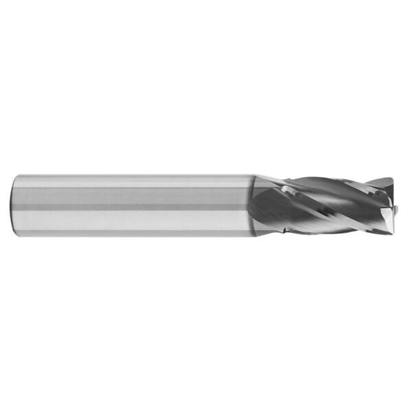 Zoro Select Carbide EndMill, 1-1/2in, CEM116R4010TICN - CEM116R4010TICN