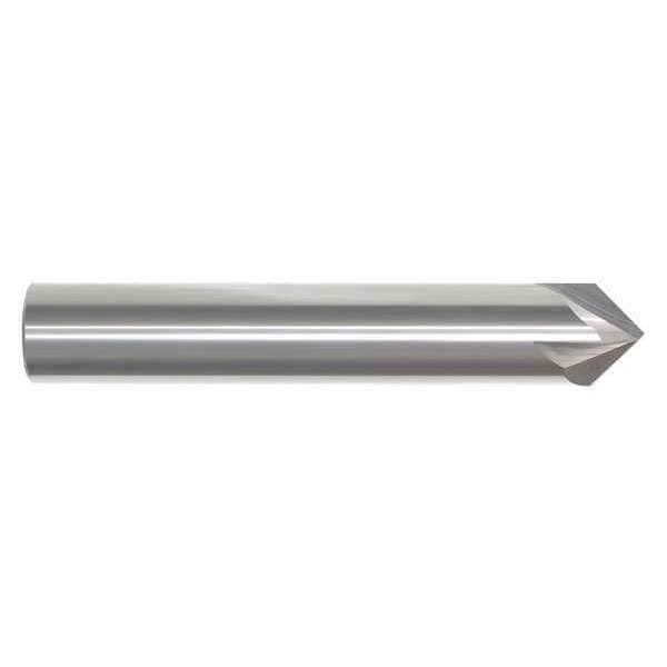 Zoro Select Chamfer End Mill, 1/4 in. Dia, Carbide, 209 - 209-094250