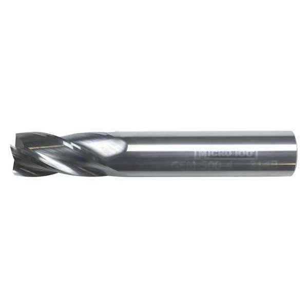 Micro 100 Carb End Mill, 14.00mm, 4FL, CC, Uncoated - GEMM-140-4