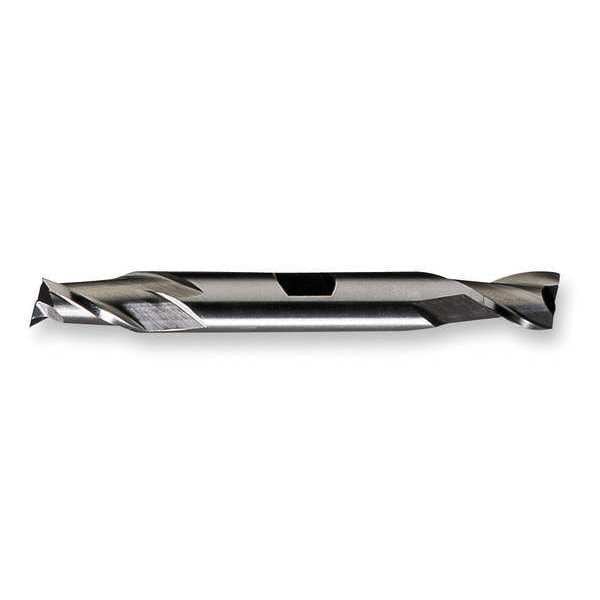 Cleveland 2-Flute HSS Square Double End Mill Cleveland HD-2 Bright 5/8"x5/8"x1-1/8"x5" - C42076