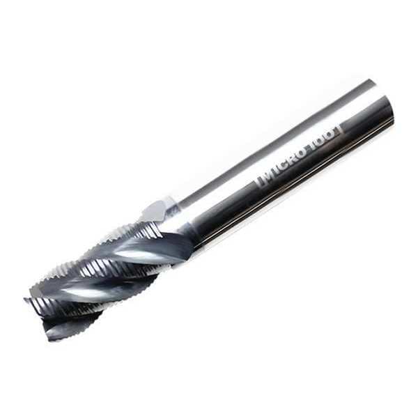 Micro 100 Carbide End Mill, 3/4, Cut 1-1/2, 4 FLT - SHR-750-4X