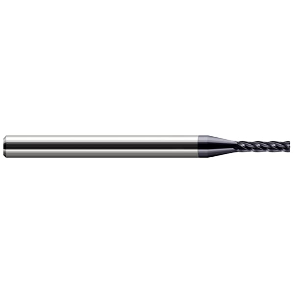 Harvey Tool Miniature End Mill - Corner Radius - Long Flute, 0.1250" (1/8) - 950910-C3