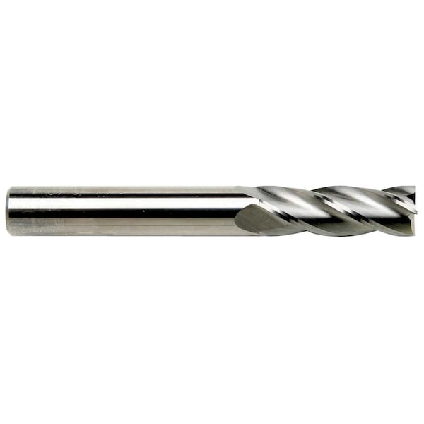 Gs Tooling 3/8" Diameter x 3/8" Shank 4-Flute Long Length Blue Series Carbide End Mills - 102985