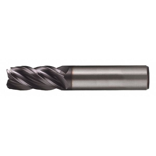 Cleveland 4-Flute Carbide HP VI CrnRad Single EndMill Cleveland CEM-V-4R-TA AP/MAX 3/8x3/8x7/8x2-1/2x0.02CR - C80030