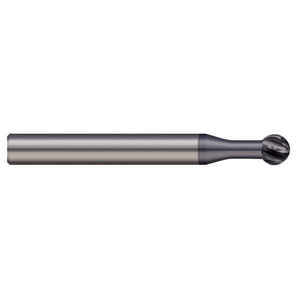 Harvey Tool Undercutting End Mill - 270 - For Hardened Steels, 0.3750" (3/8), Radius: 3/16" - 823324-C6