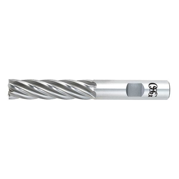 Osg HSS End Mill, 3/4in.dia., 3in.Cut L - 5453100