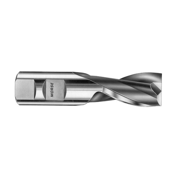 Morse End Mill, Center Cutting Regular Length Single End, Series 1898, 316 Cutter Dia, 2516 Overall - 43652