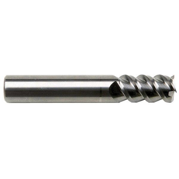 Gs Tooling 1/8" Diameter x 1/8" Shank 3-Flute 60º High Helix Blue Series Carbide End Mills - 101000