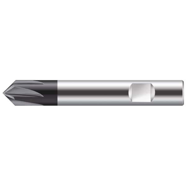 Walter Metric 90° solid carbide chamfer mill, MC501-06.0W4L-WJ30TF, 6 mm diam - MC501-06.0W4L-WJ30TF