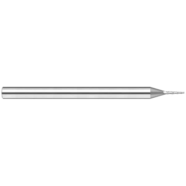 Harvey Tool Miniature End Mill - Tapered - Square, 0.0300", Included Angle: 2 Degrees - 992730