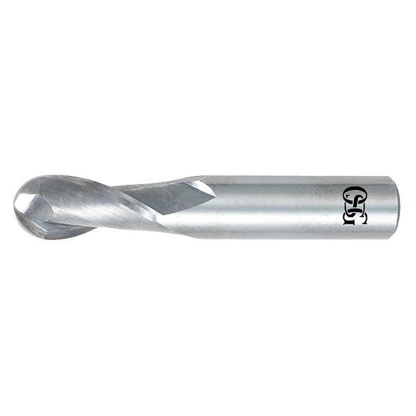 Osg Carbide End Mill, 0.5mm D, 1.5mm Cut - 402-0197-BN