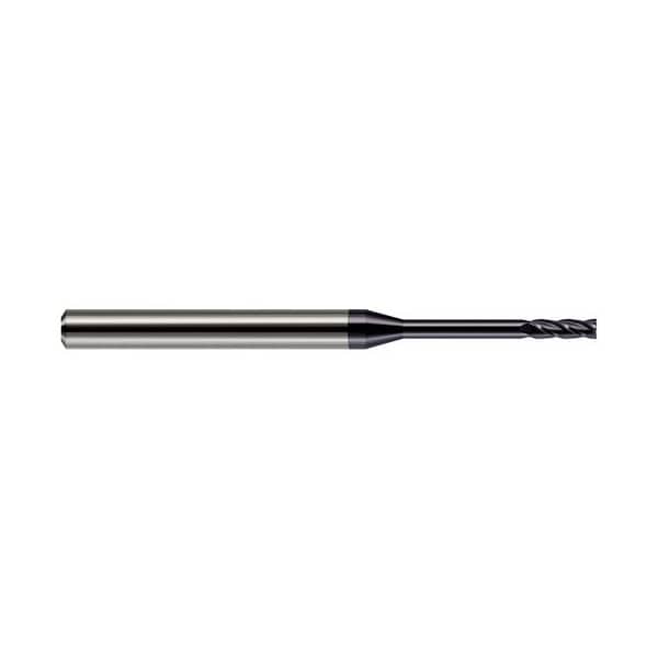 Harvey Tool 0.0600 in. Cutter dia. x 0.1800 in. x 0.6250 in. 5/8 Reach Carbide Square End Mill, 4 Flutes - 846160-C3