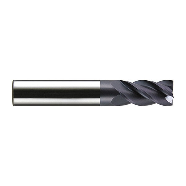 Melin Tool Co End Mill, Carb, 1/2" dia., 4" L - CCMG-1616-L-TICN