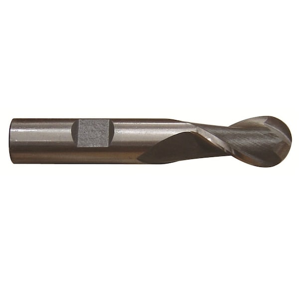 Drill America 5/8" X 5/8" HSS 2 Flute Single End Ball End Mill - DWCT1128