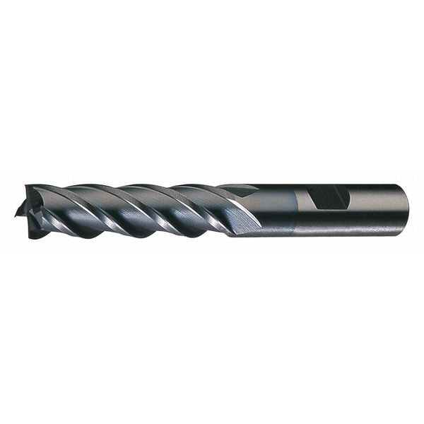 Cleveland 4-Flute PM+ HSS-E Square CC Single Finishing End Mill Cleveland PM-4-TC TiCN 1x1x4x6-1/2 - C32041