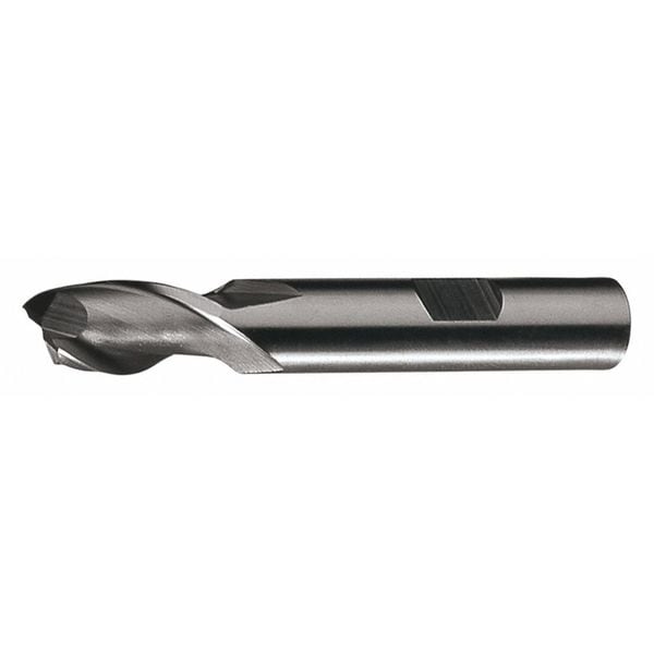 Cleveland 2-Flute HSS Square Single End Mill Cleveland HG-2 Bright 1/2"x1/2"x1-1/2"x3-1/2" - C75188
