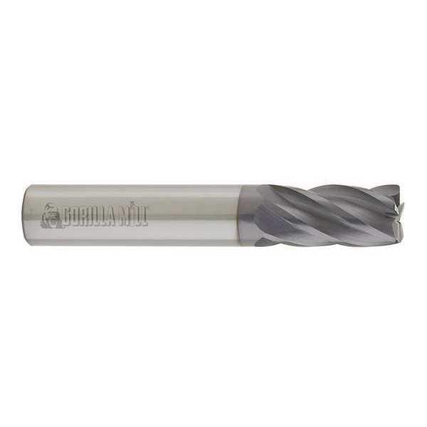 Zoro Select Carbide End Mill, 4in, GM516FXL4 - GM516FXL4